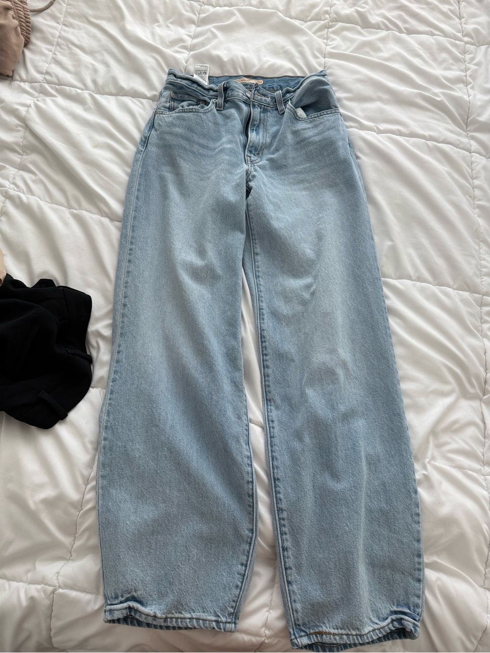 Levi's Pale Blue Wide-Leg Jeans